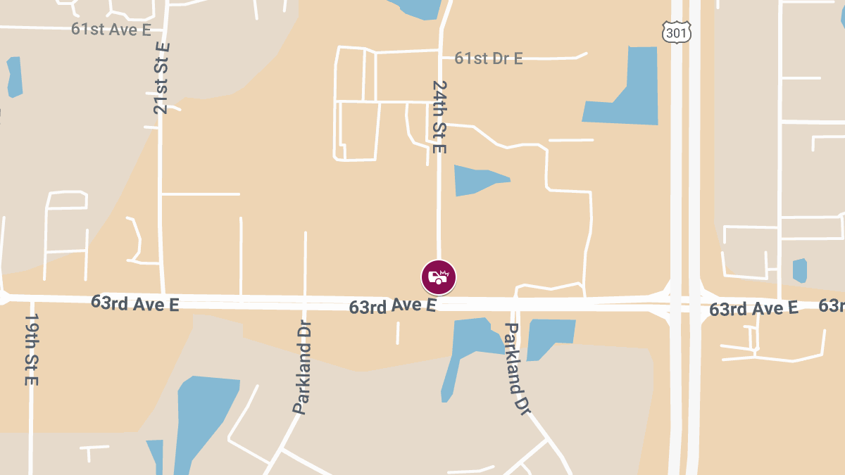 Injury Crash Reported on 63rd Ave E at 24th St E