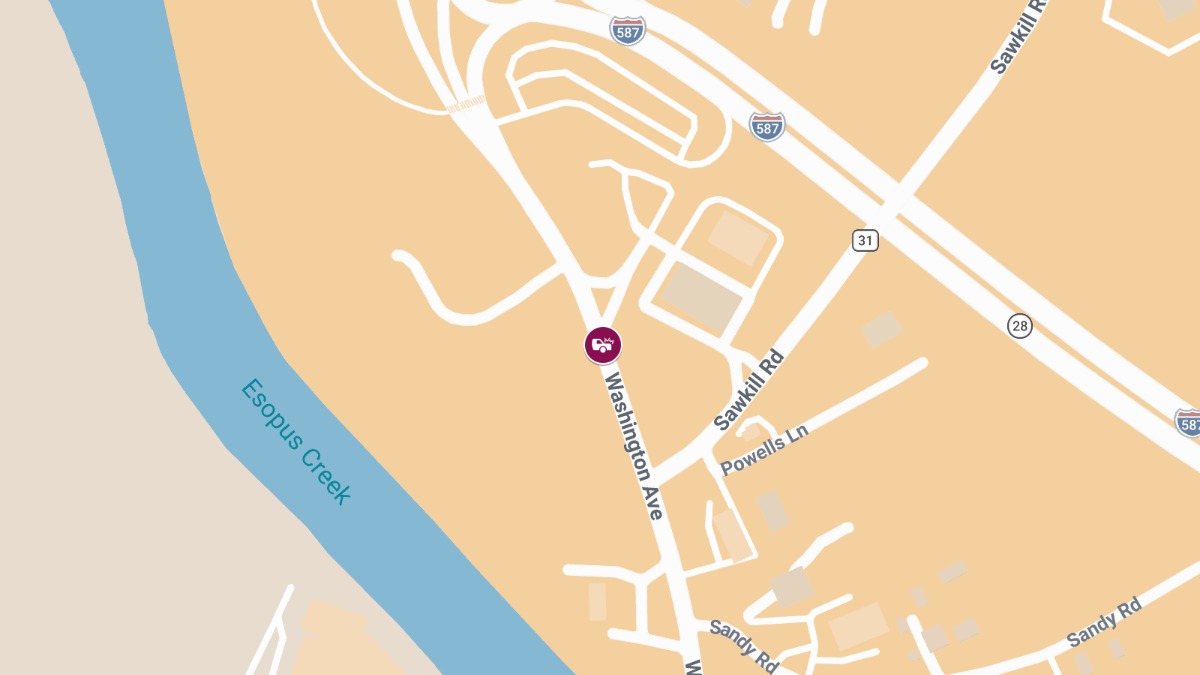 Injury Crash Reported on 640 Washington Ave