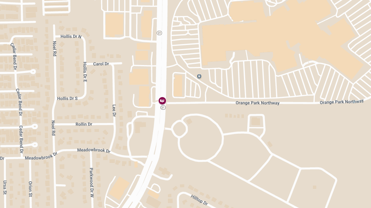 Injury Crash Reported on Blanding Blvd at Orange Park Northway