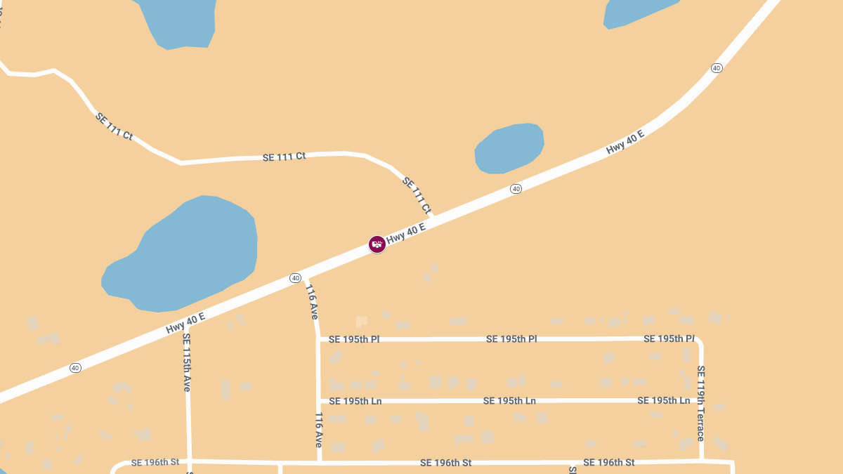 Injury Crash Reported on Highway 40 E Near 11714 Address