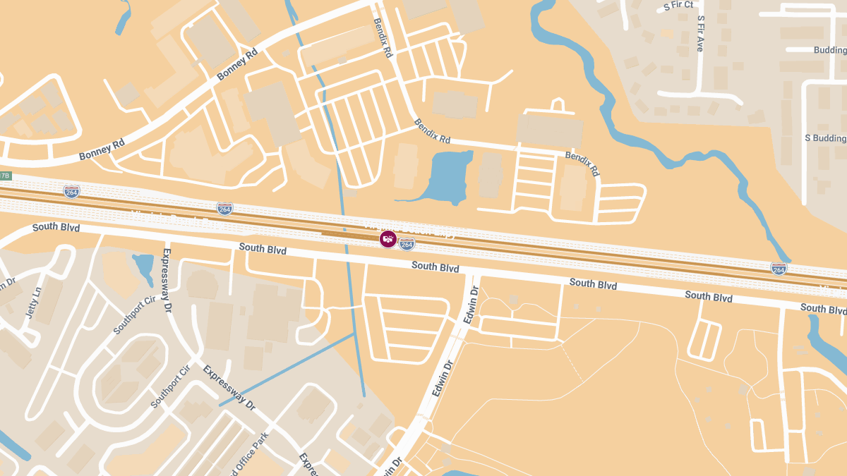 Injury Crash Reported on I-264 Near Mount Trashmore Park