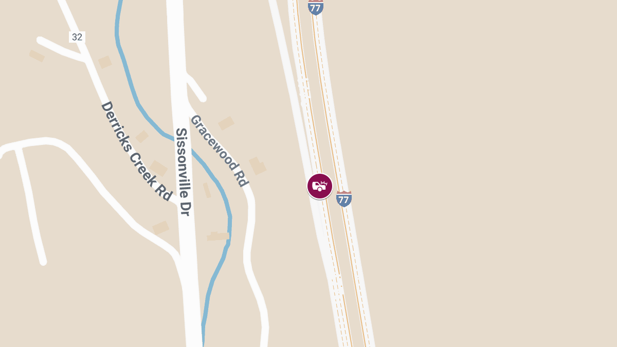 Injury Crash Reported on I-77 South Near Mile Marker 110
