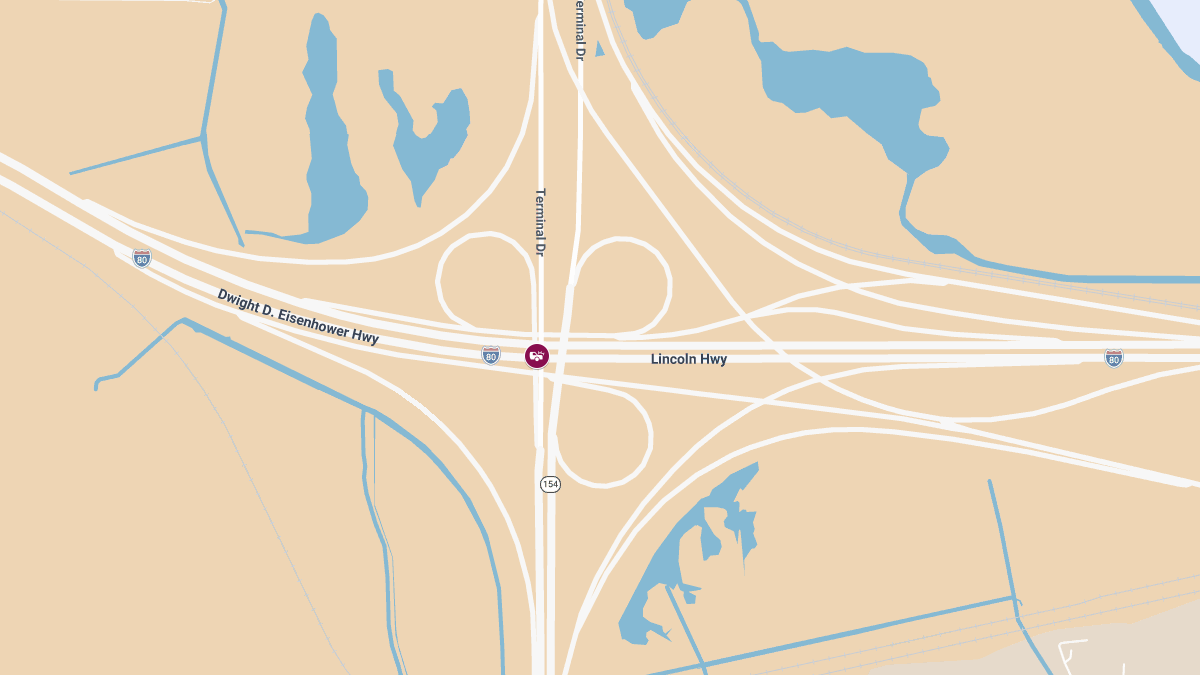 Injury Crash Reported on I-80 West at Bangerter Hwy