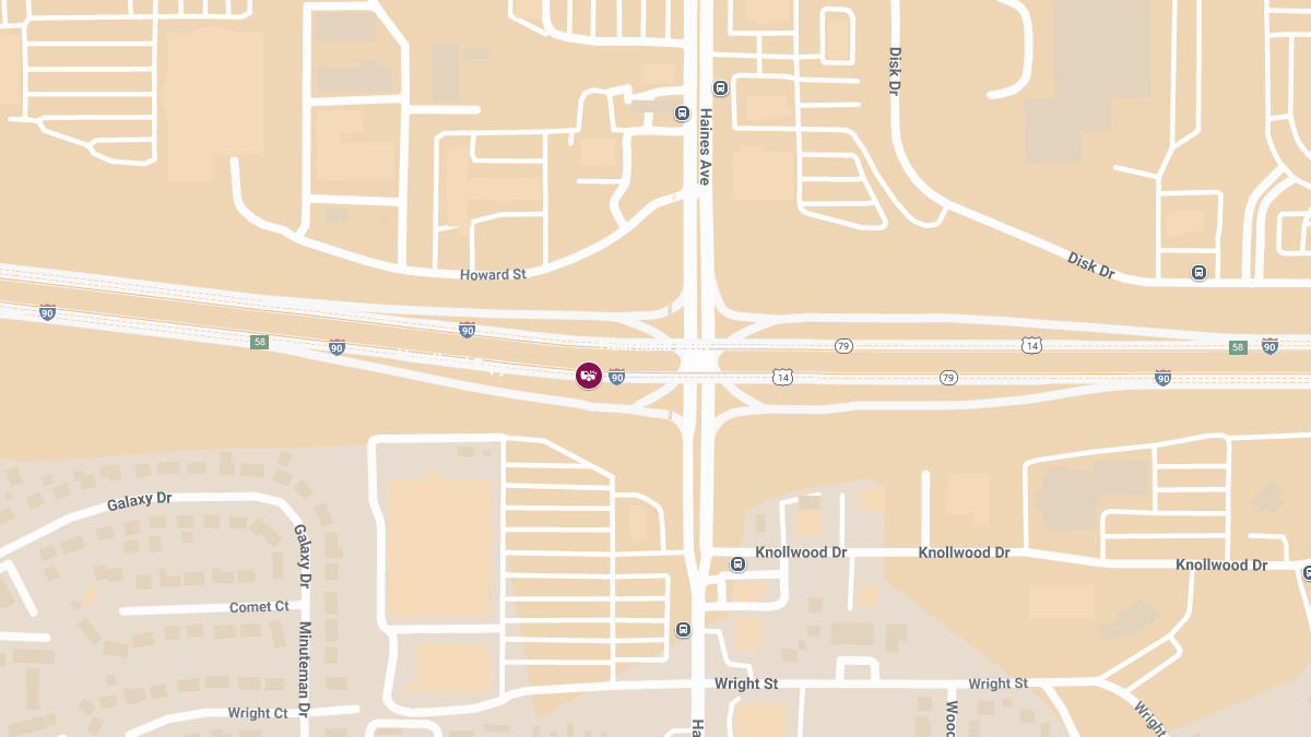 Injury Crash Reported on I-90 Near Mile Marker 78