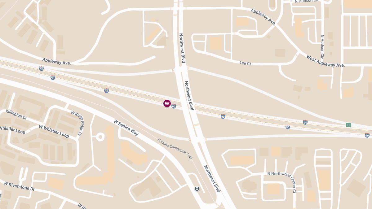 Injury Crash Reported on I-90 Near Milepost 10