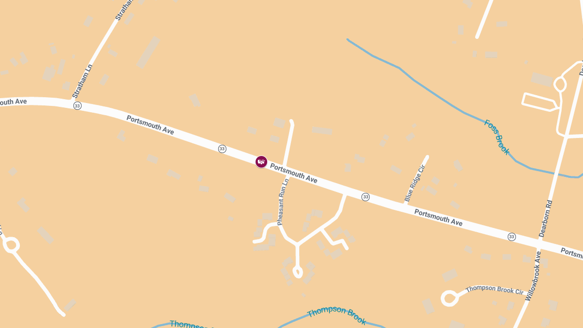 Injury Crash Reported on Portsmouth Ave Near Pheasant Run Ln