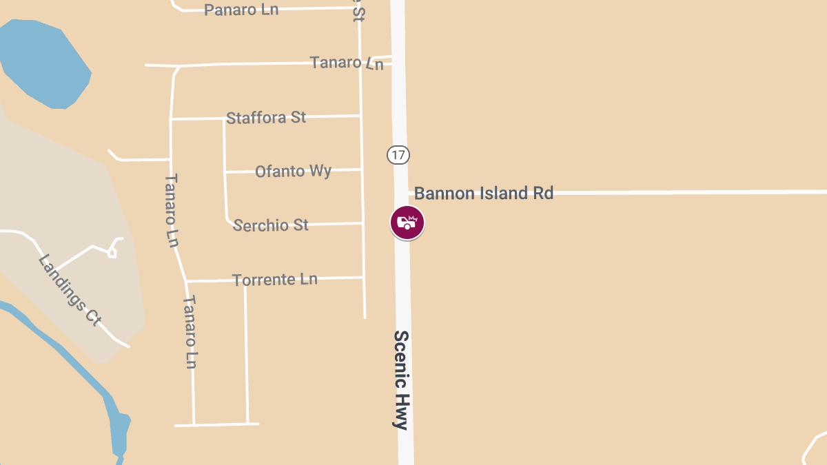 Injury Crash Reported on SR-17 at Bannon Island Rd