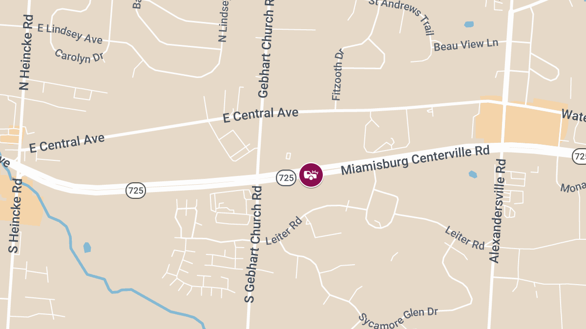 Injury Crash Reported on SR-725 Near Target