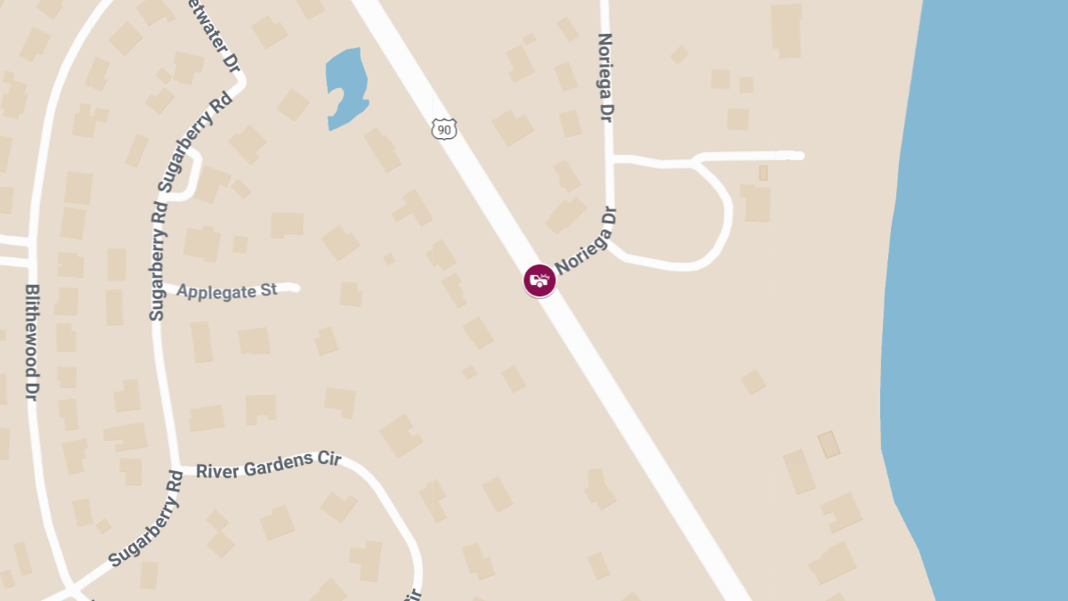 Injury Crash Reported on Scenic Hwy at Noriega Dr