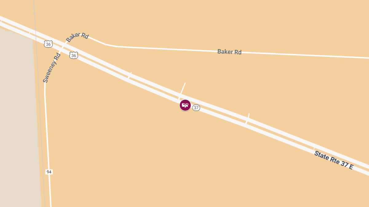 Injury Crash Reported on State Route 37 E