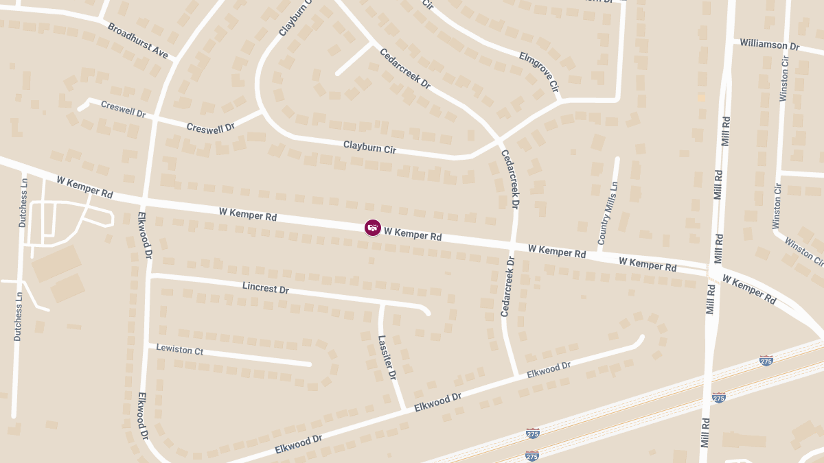 Injury Crash Reported on W Kemper Rd