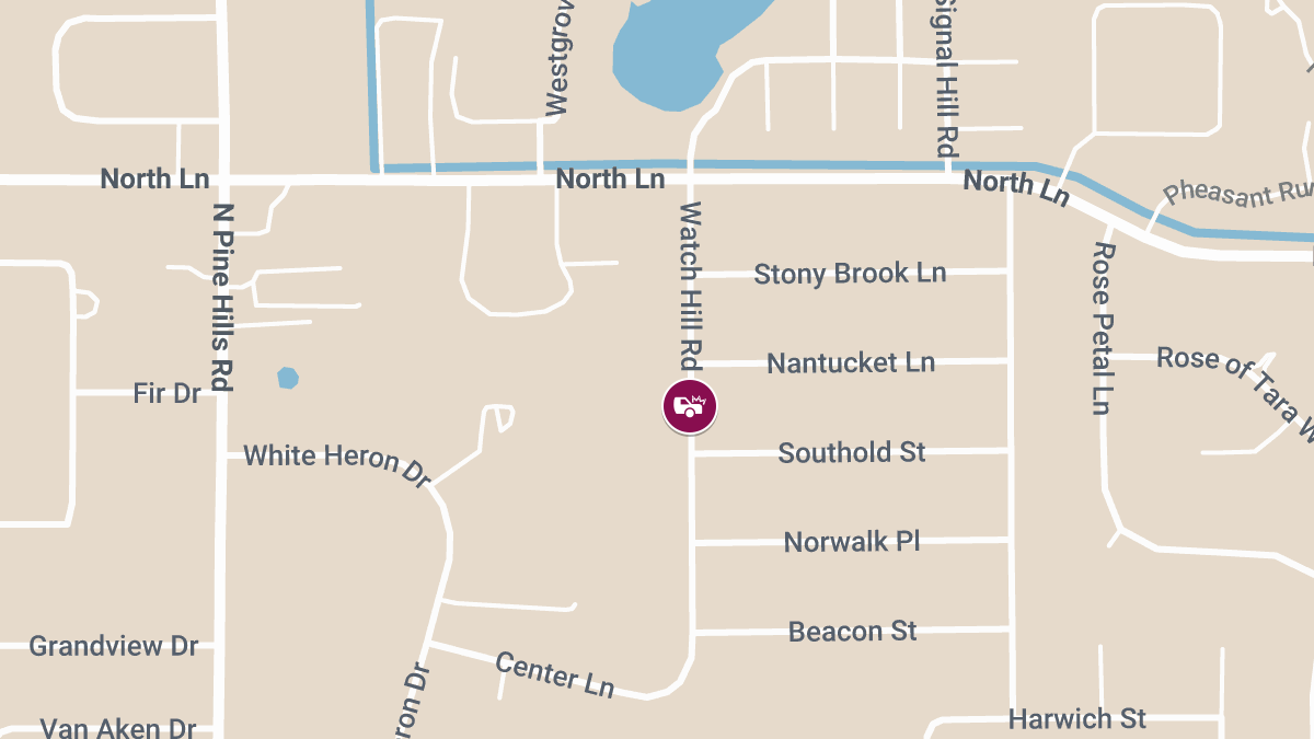 Injury Crash Reported on Watch Hill Rd Near North Lane