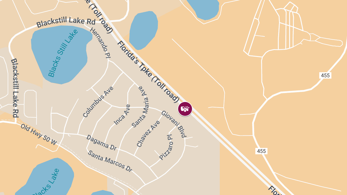 Injury Crash Shuts Down Florida’s Turnpike NB at MM 282