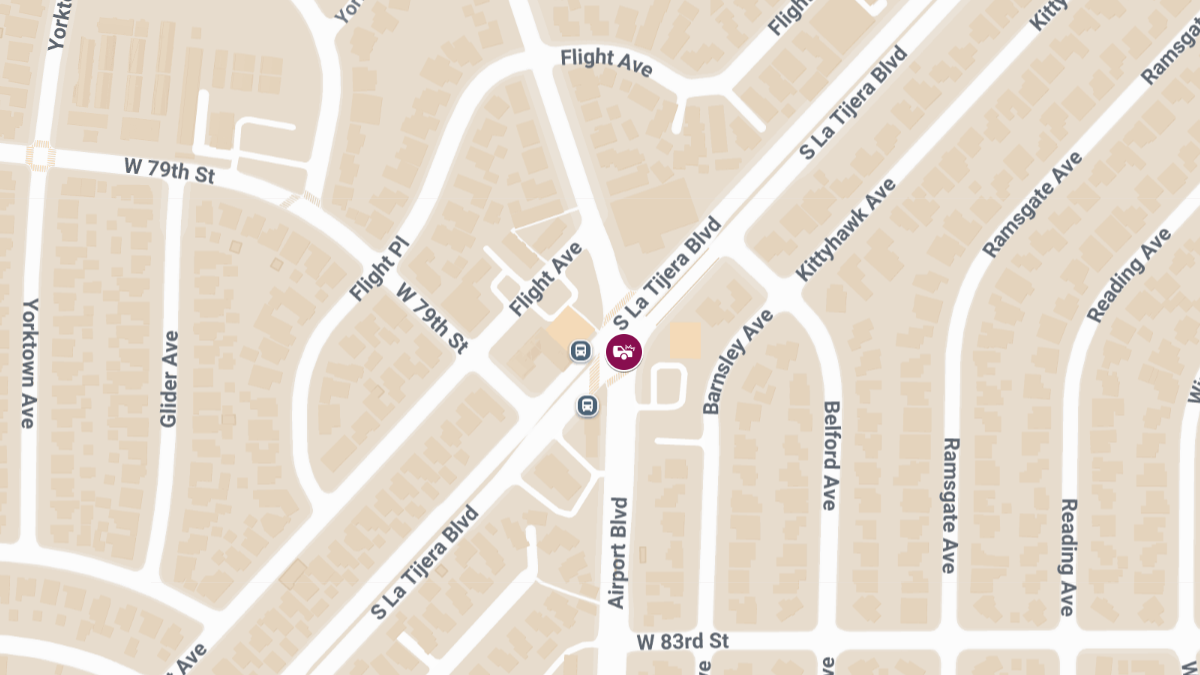 Injury Crash at La Tijera Blvd & Airport Blvd