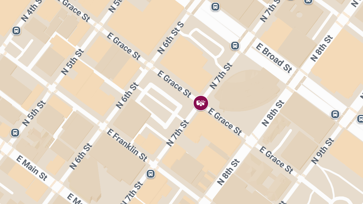 Injury Crash at N 7th St and E Grace St