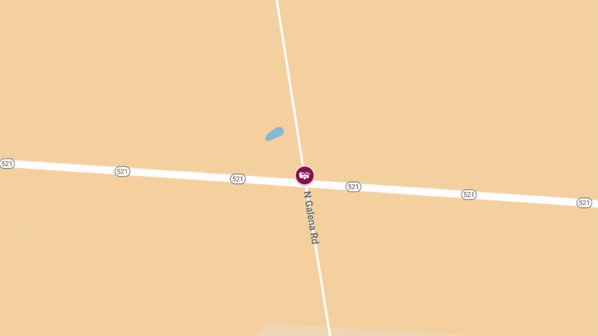 Injury Crash at N Galena Rd & State Route 521