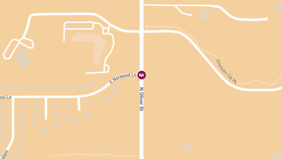Injury Crash at Oliver St & Norwood Ln