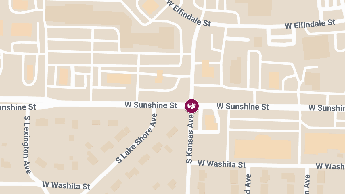 Injury Crash at Sunshine Ave & Kansas Ave