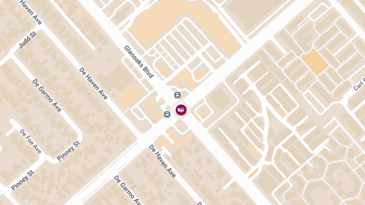 Injury Crash at Van Nuys Blvd & Glenoaks Blvd