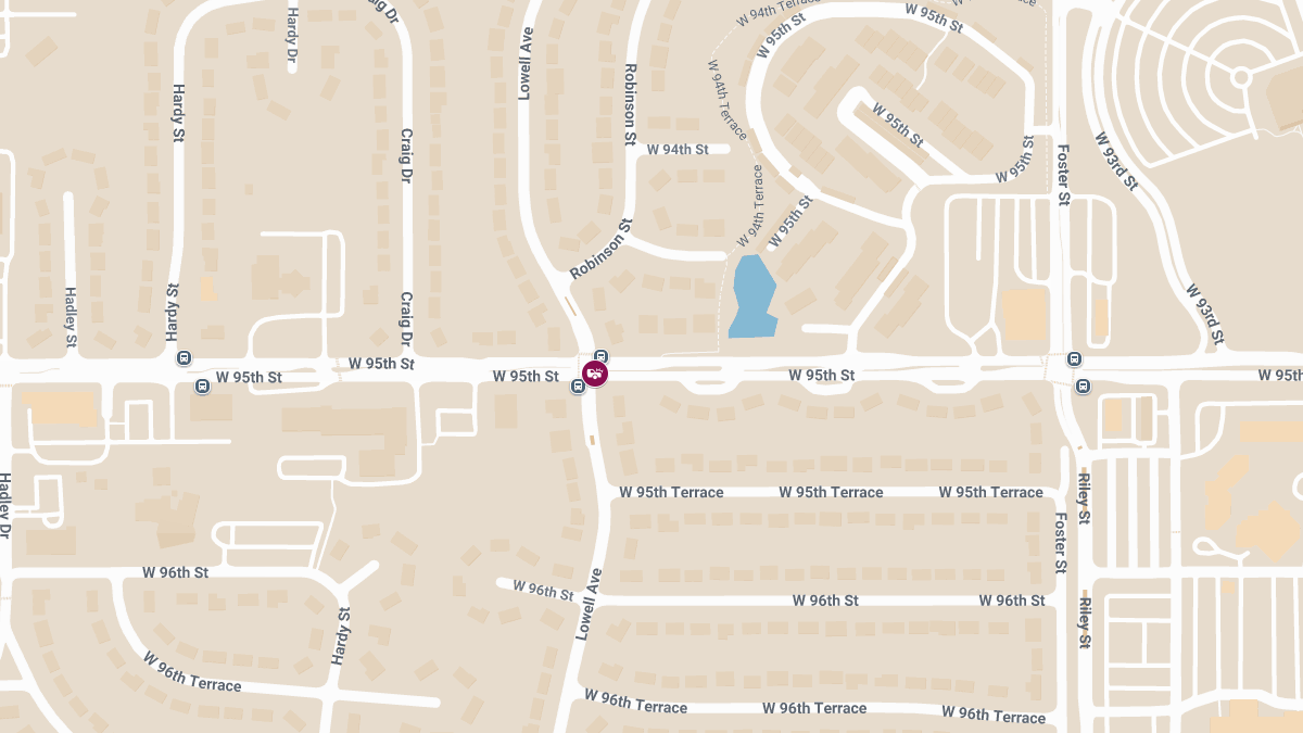 Injury Crash at W 95th St & Lowell Ave 