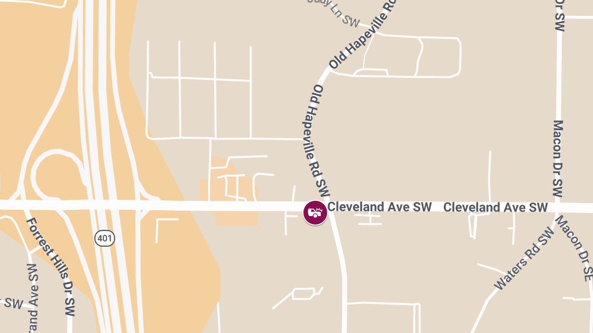 Injury Hit-and-Run Reported at Cleveland Ave SW & Old Hapeville Rd SW