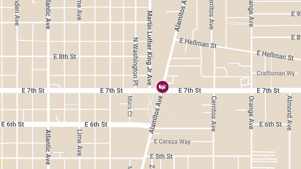 Injury-Related Collision Reported at E 7th St and Alamitos Ave