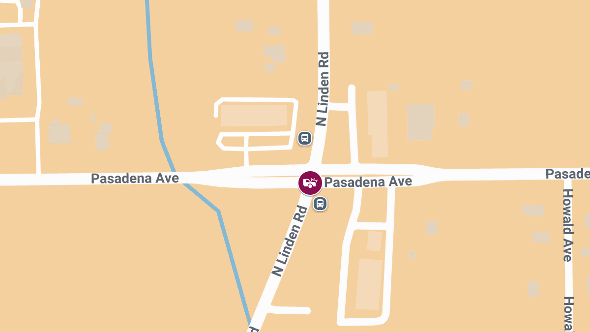Injury Reported in Collision at N Linden Rd & W Pasadena Ave