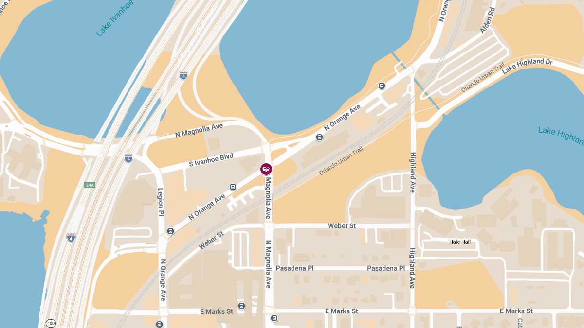 Injury Reported in Crash at N Orange Ave & N Magnolia Ave