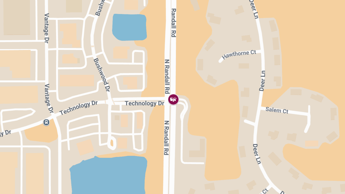 Injury Reported in Traffic Collision at Technology Dr & N Randall Rd