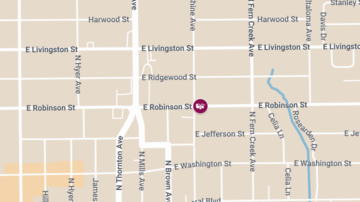 Injury Reported in Vehicle Accident on E Robinson St