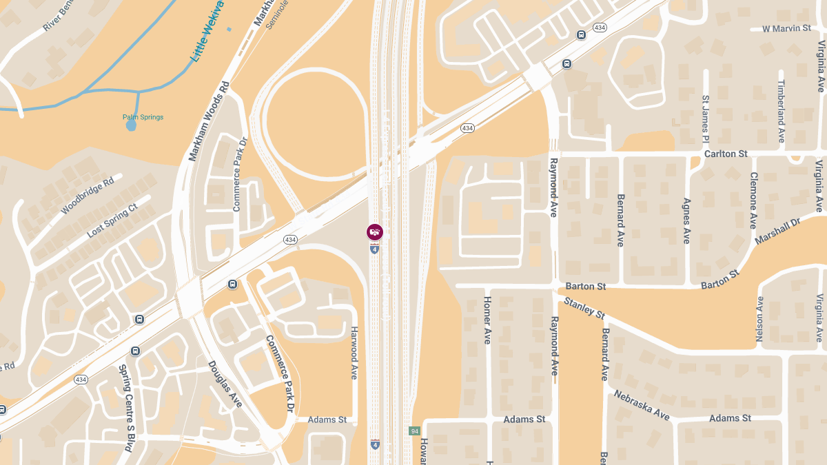 Major Crash with Injuries Shuts Down I-4 WB Near SR-434