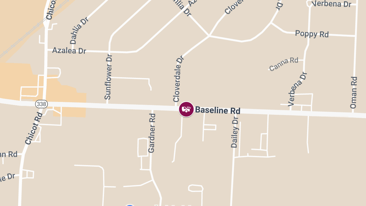 Major Crash with Injuries at Baseline Rd & Dreyer