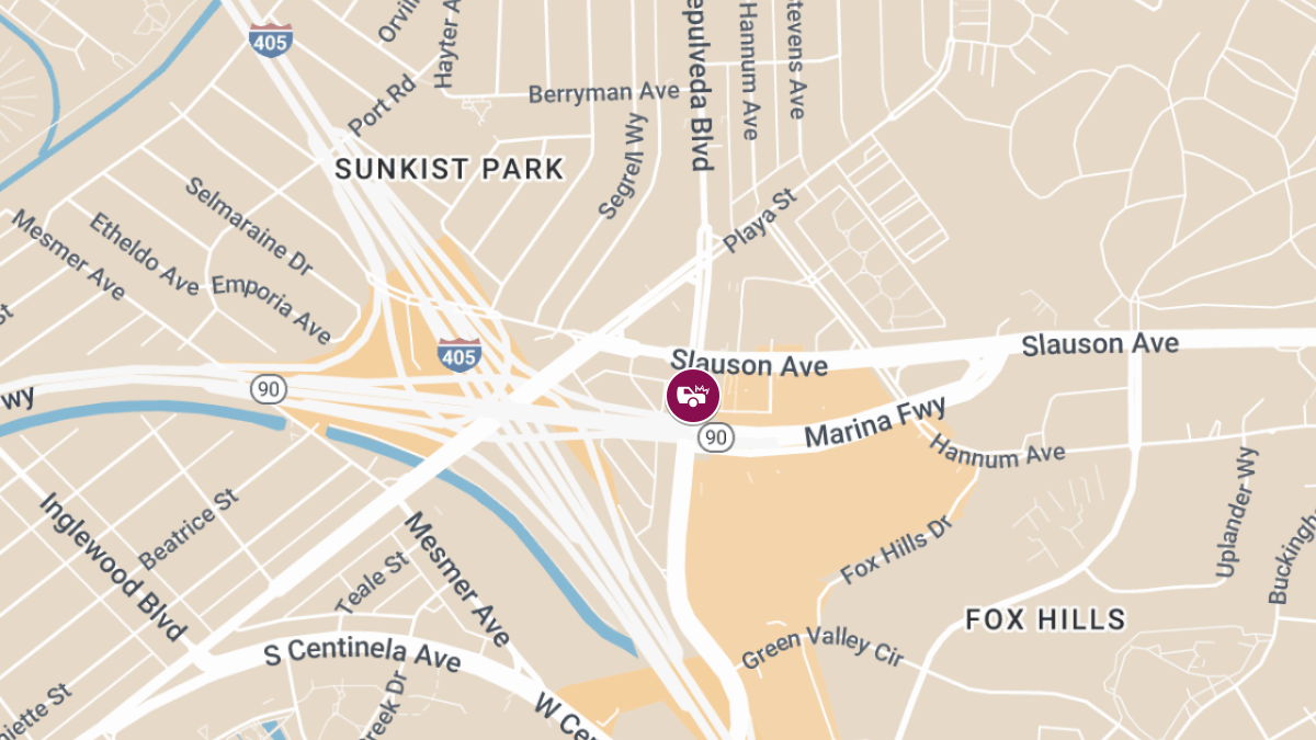 Major Injury Accident on SR-90 at Slauson Ave Off-Ramp