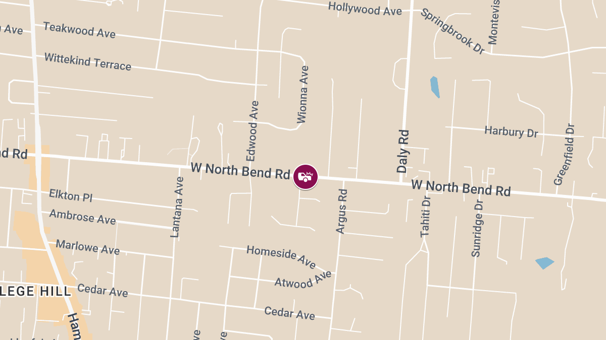 Man Injured in Accident Near W North Bend Rd