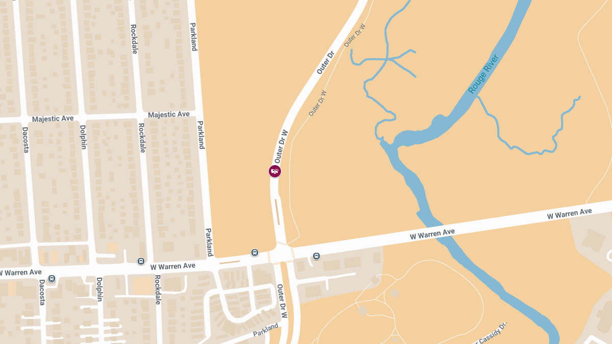Man Injured in Car Crash Near Outer Dr W