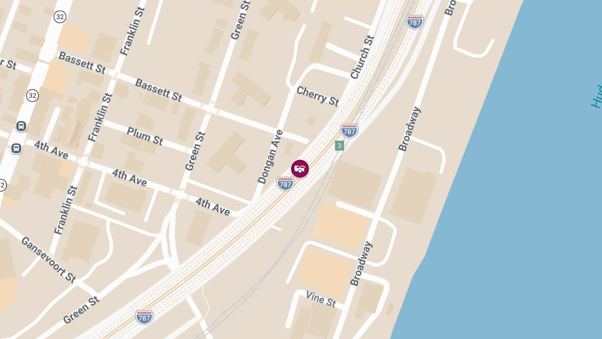 Man Injured in Car Crash on I-787 S at Exit 3B