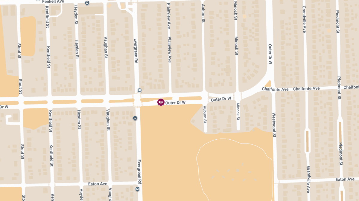 Man Injured in Car Crash on Outer Dr W Transported to Hospital