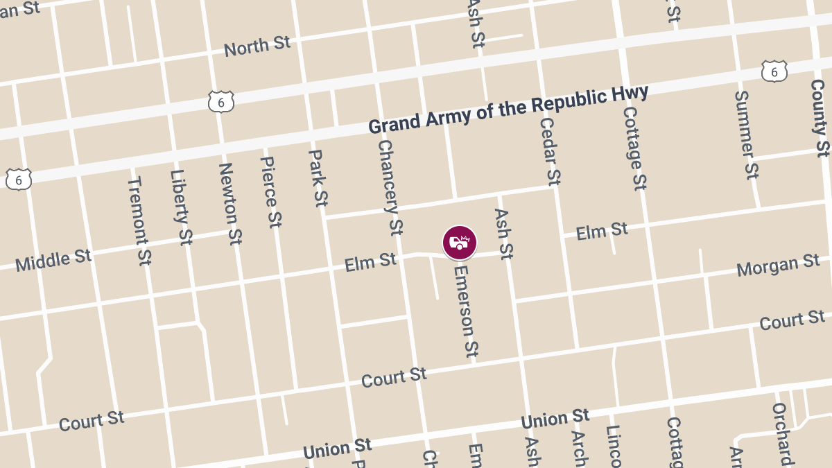 Man Injured in Crash Near Emerson St