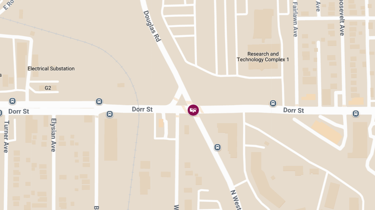 Man Injured in Hit-and-Run Crash at Douglas Rd and Dorr St