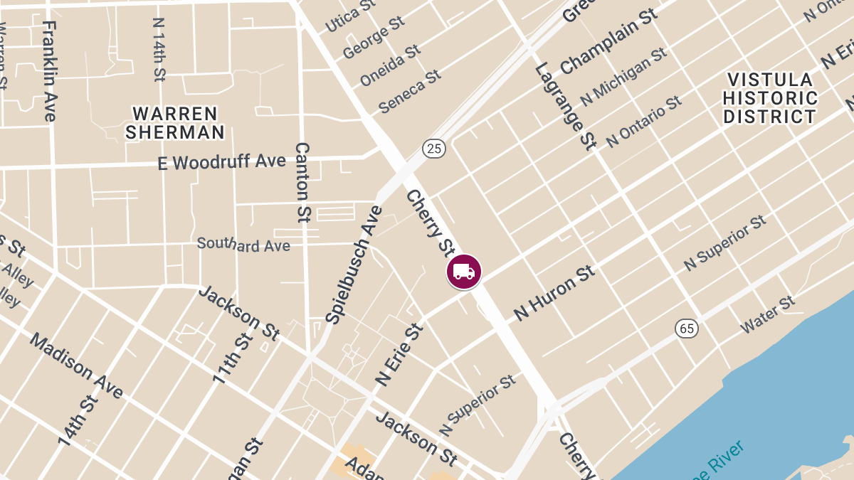 Man Injured in Serious Crash Involving Flat Truck Near Cherry St