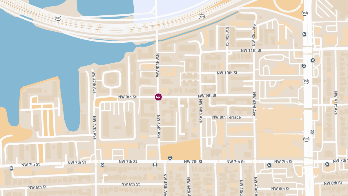 Man Injured in Traffic Accident Near NW 45th Ave & NW 9th St