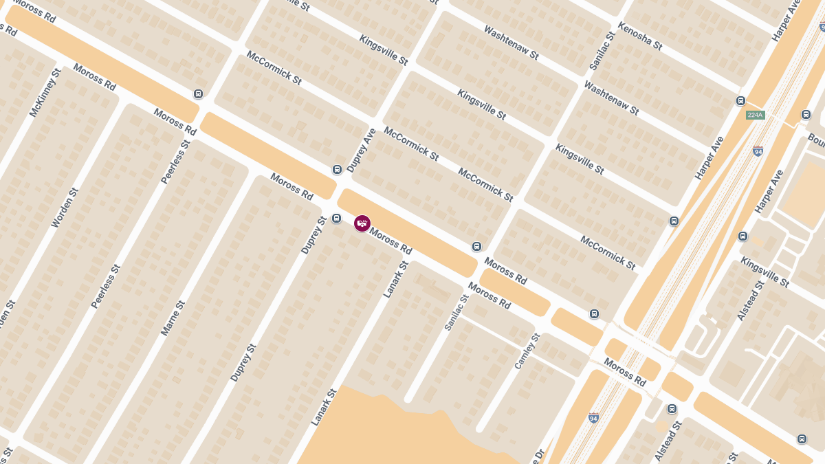 Man Injured in Two-Vehicle Crash Near Moross Rd