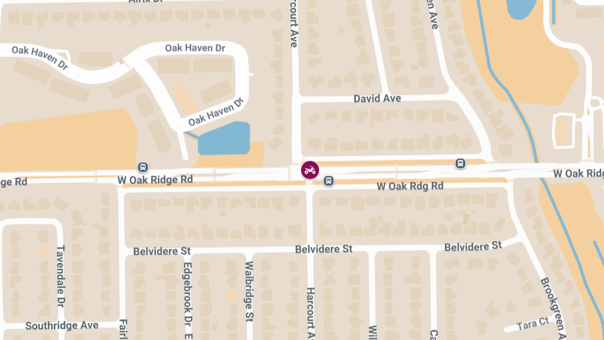 Man Killed in E-Bike Collision at Oak Ridge Rd & Harcourt Ave