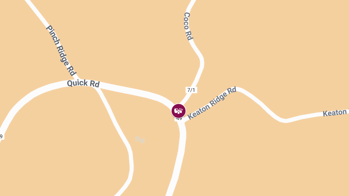 Medical Response Following Crash at Keaton Ridge Rd & Quick Rd