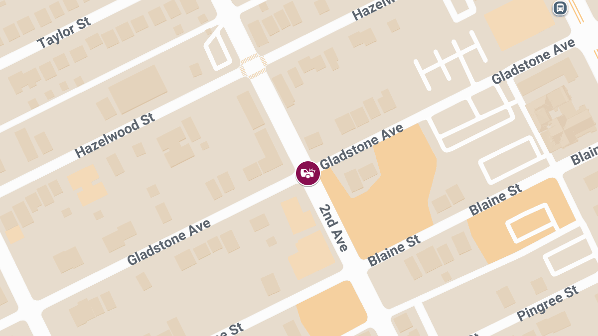 Minivan and Pickup Involved in Injury Crash at Second Ave & Gladstone St