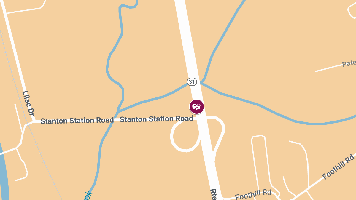 Motor Vehicle Accident with Injuries at Rt 31 & Stanton Station Rd