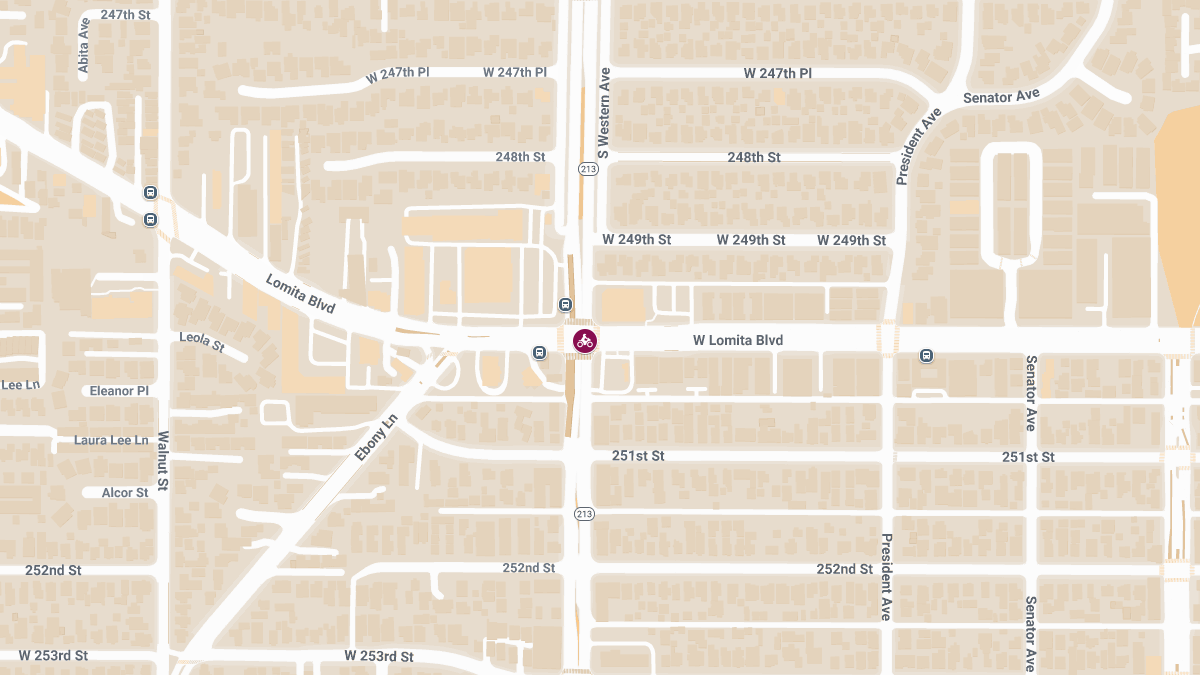 Motorcycle Crash with Injuries Reported at Western Ave & Lomita Blvd