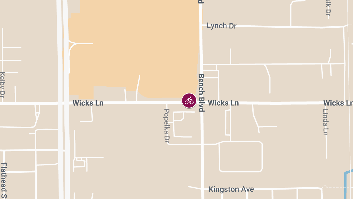 Motorcycle Rider Injured in Crash at Wicks Ln & Bench Blvd