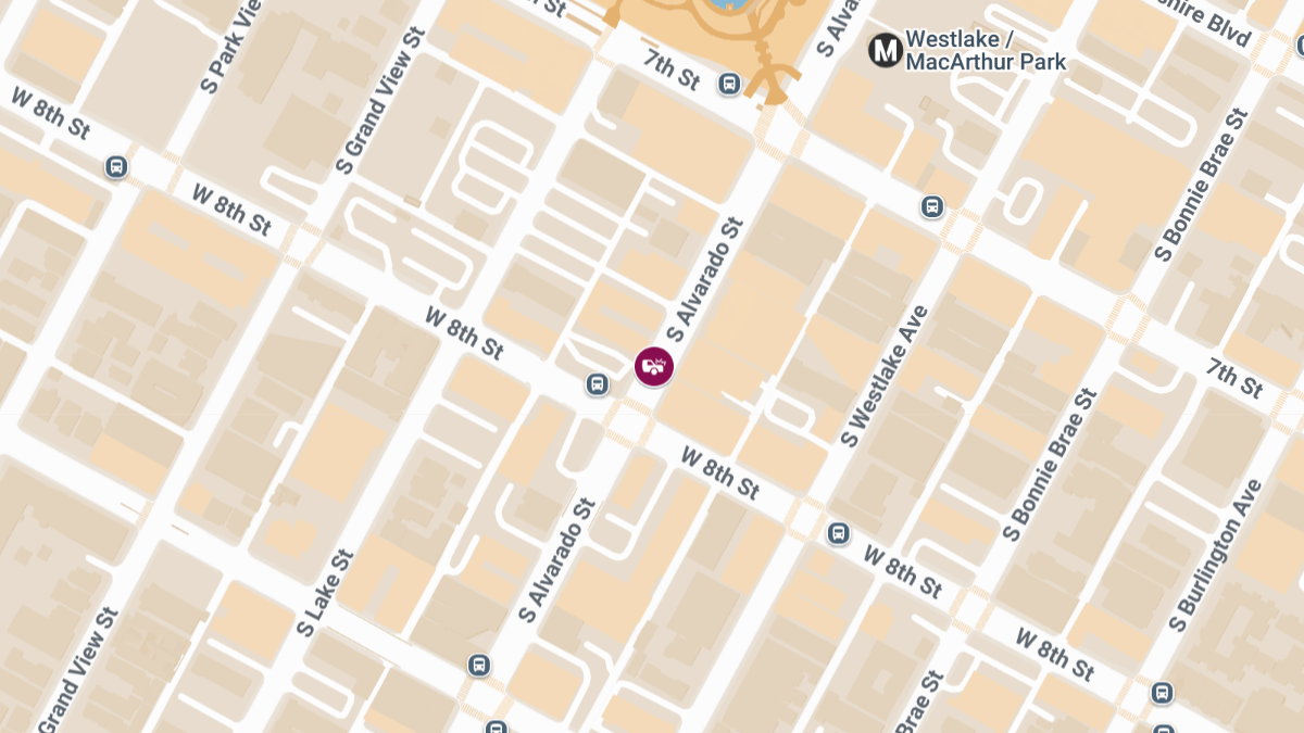 Motorcyclist Hurt in Crash Near S Alvarado St