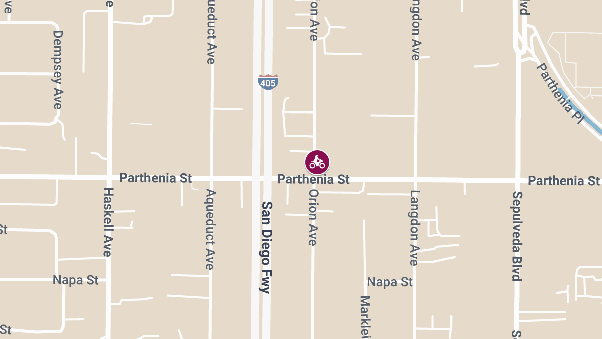 Motorcyclist Injured in Accident at Parthenia St & Orion Ave
